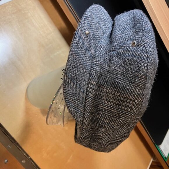 Vintage Adams Row made in USA 100% wool tweed newsboy cap - Picture 5 of 7